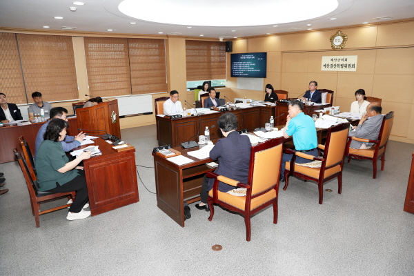 지난 9일, 제305회 태안군의회 임시회(예산결산특별위원회운영)