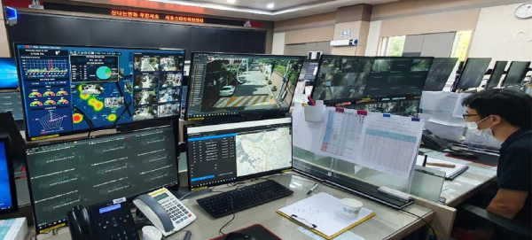 서초구 범죄예측시스템 시범 운영 화면