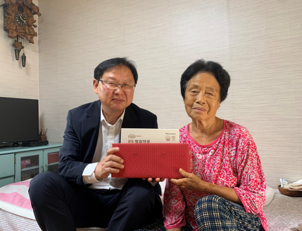 강만희 대전지방보훈청장, 혹서기 대비 보훈가족 특별점검 및 위문 모습