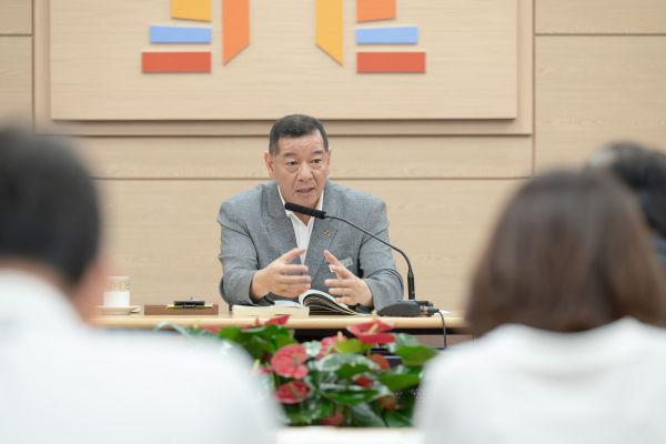 하반기 주요 업무계획 보고회 개최 모습