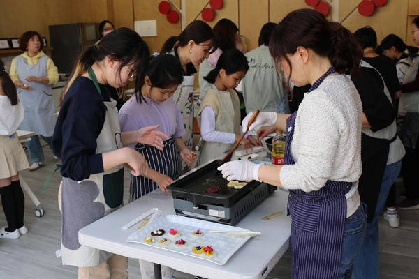 산흥초 화전 만들기