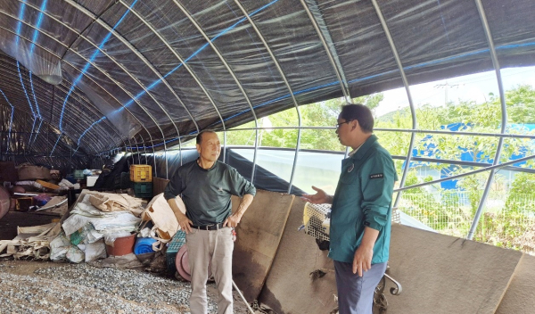 강만희 대전지방보훈청장, 논산 호우피해 보훈가족 위문 실시