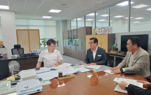 김동일 보령시장, 정부세종청사 방문사진 (김동일 예산실장 면담)