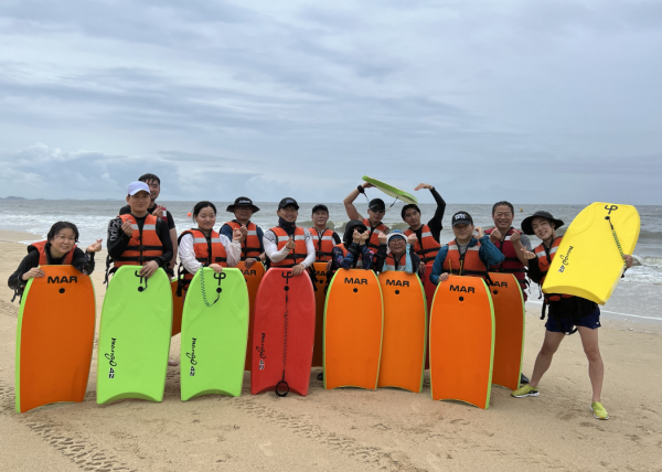 교원 해양 직무연수 진행 모습