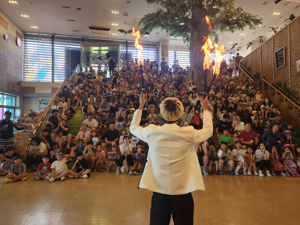 서산버드랜드 일원에서 7월 27일부터 8월 4일까지 개최된 여름방학 특별프로그램 진행 모습