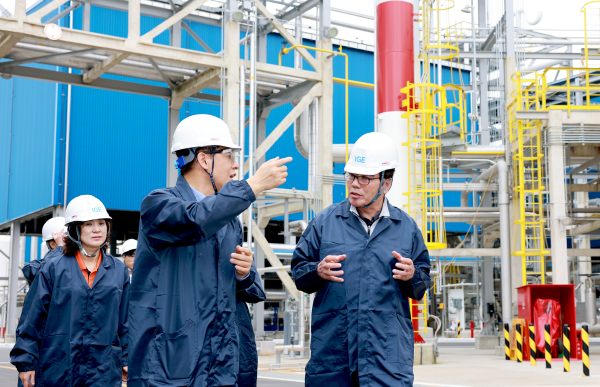 인천 액화수소 플랜트 견학 현장 모습