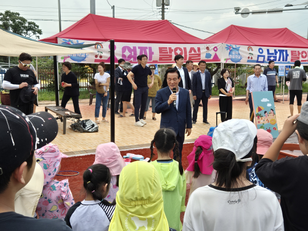 지난 2일, ‘늘봉이들의 여름캠프’ 진행 모습