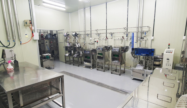 태안군농산물가공센터 증축공간 모습(습식 내포장실)