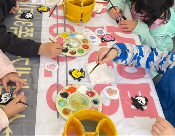 (사진) 커피박을 이용한 꿈씨패밀리 만들기 모습