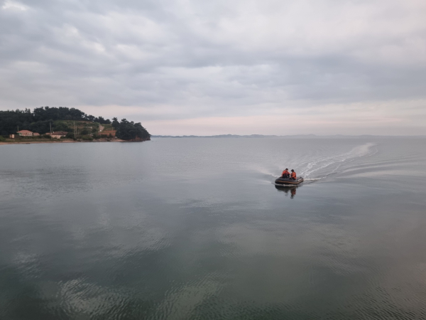 해루질 사고 수색 모습