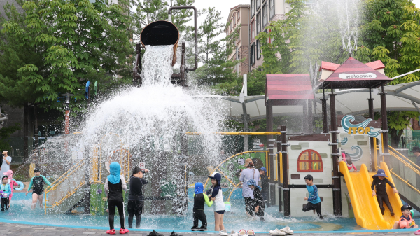 용운동 물놀이장 모습