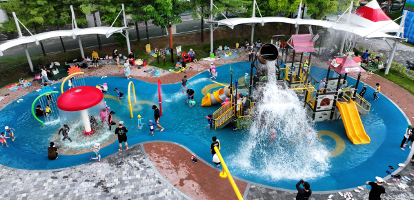 용운동 물놀이장 모습