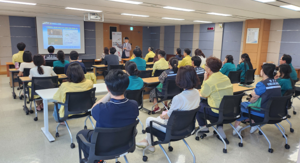 을지연습 계기 안보특강 실시 모습