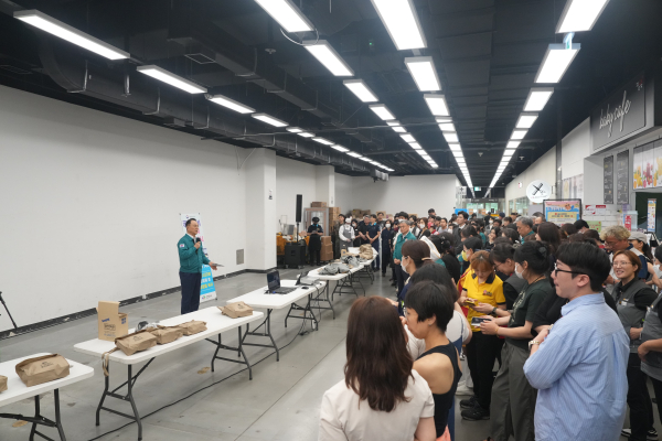 천안시, 공습대비 민방위 대피훈련 진행 모습