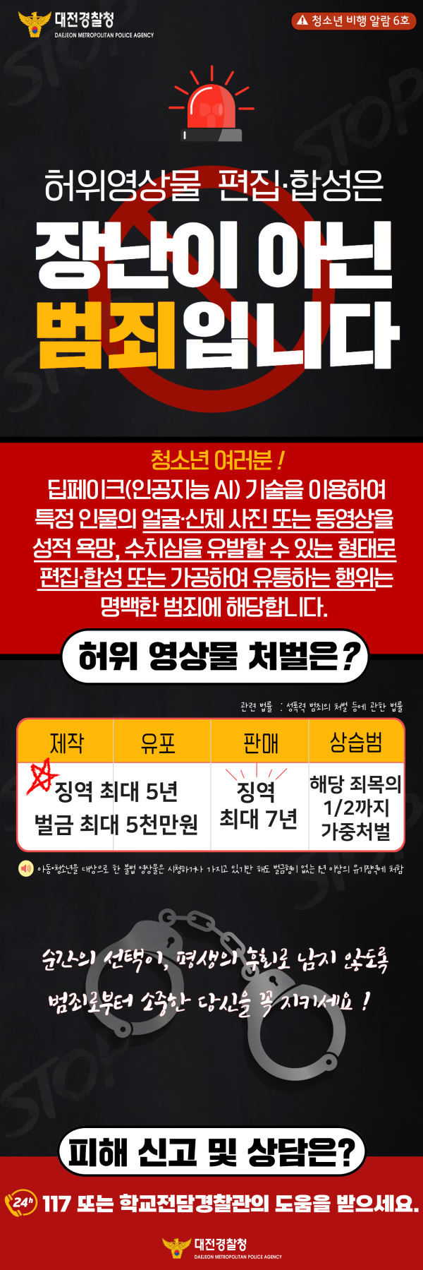 디지털 성범죄 예방 카드뉴스