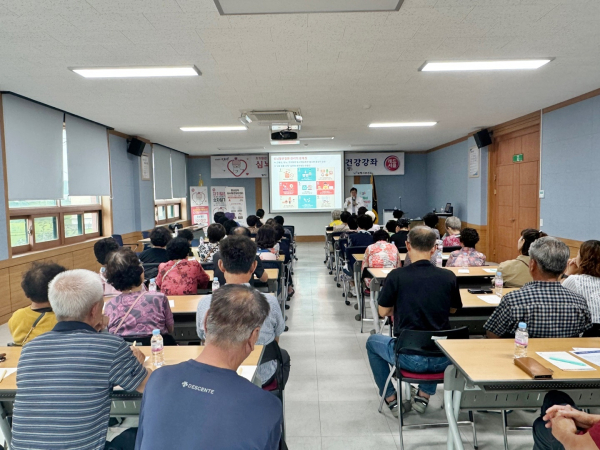 지난 심뇌혈관질환 시민건강강좌 진행 모습