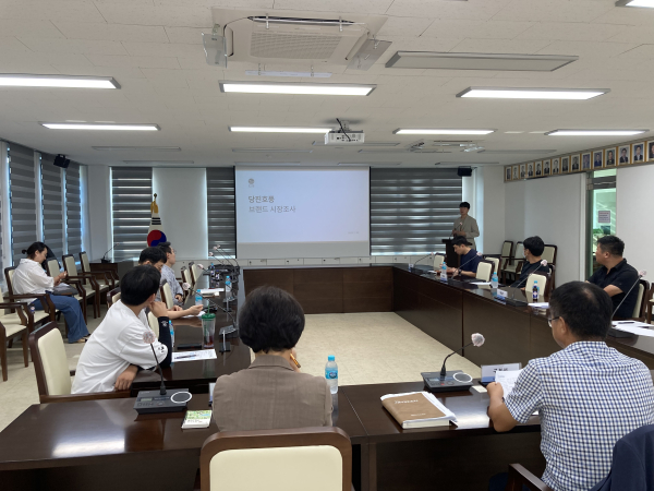 ‘당진 호풍’캐릭터 개발 중간보고회 개최 모습