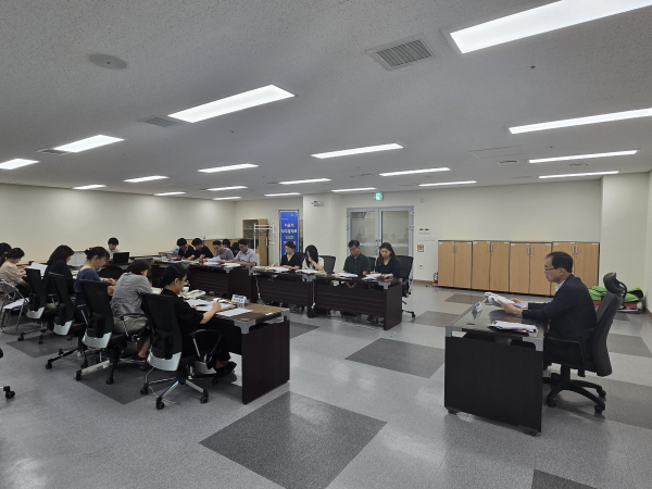 감사담당공무원 전문성 향상과 기본자세 교육 진행 모습