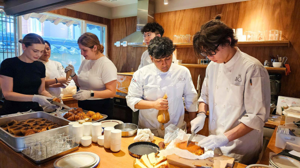 로컬 식재료 이용한 디저트 개발 워크숍 진행