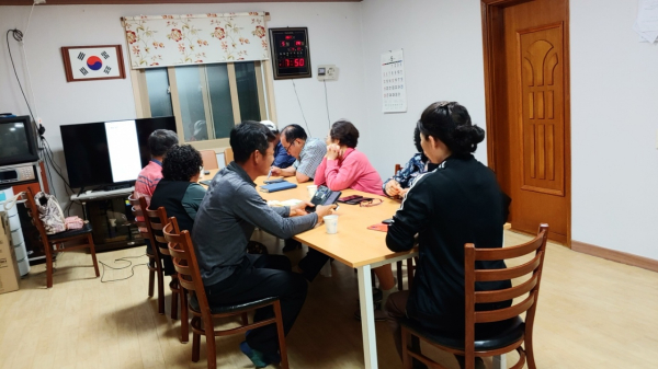 찾아가는 주민정보화 교육 운영 모습