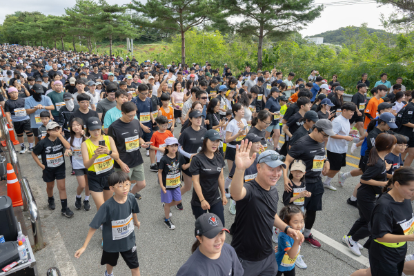지난 22일, 2024 공주백제마라톤대회 개최 모습