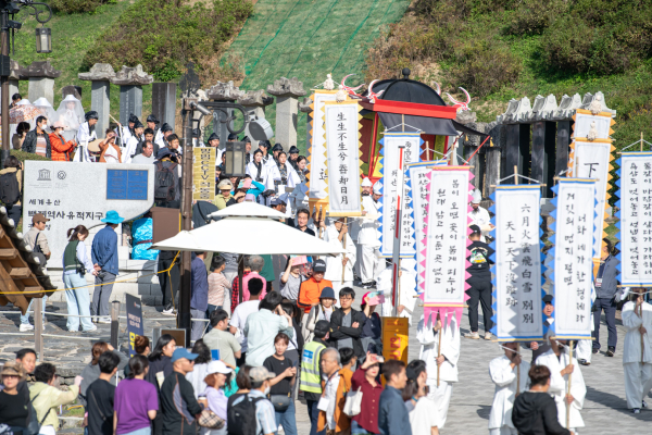 지난해 무령왕의 길 모습