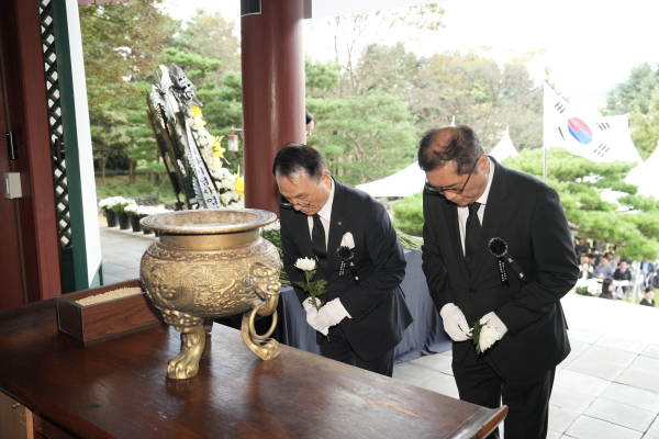 유관순열사 순국104주기 추모제 진행 모습