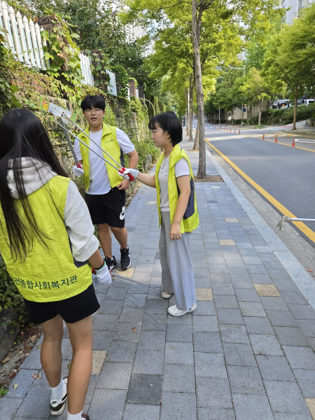 송촌중학교 환경동아리 에코히어로 사진