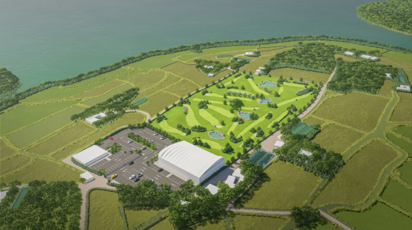 근흥면 실내체육관 조감도.