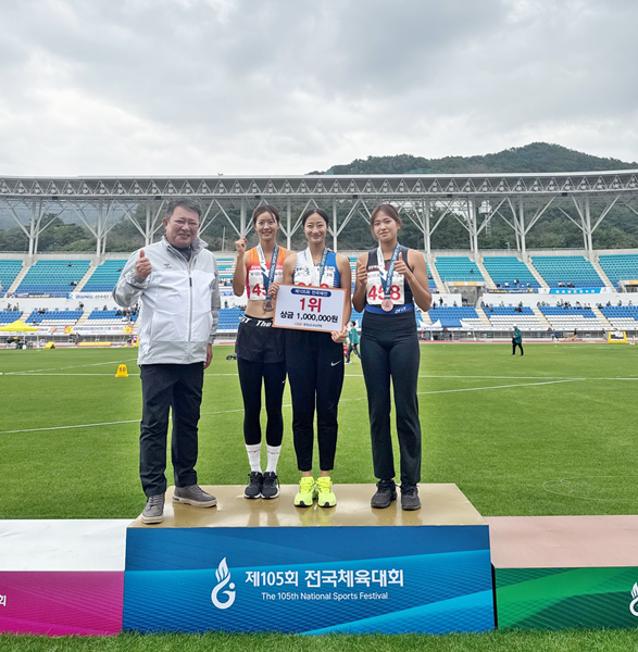 청양군청 육상팀 이희진(멀리뛰기 1위)