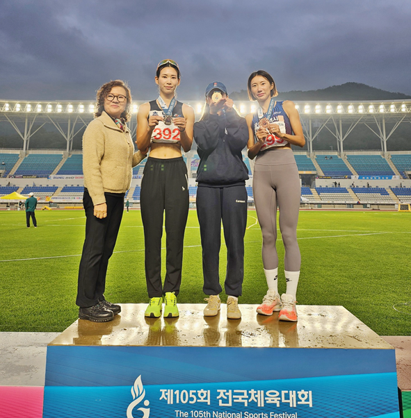 청양군청 육상팀 한이슬(7종경기 2위)