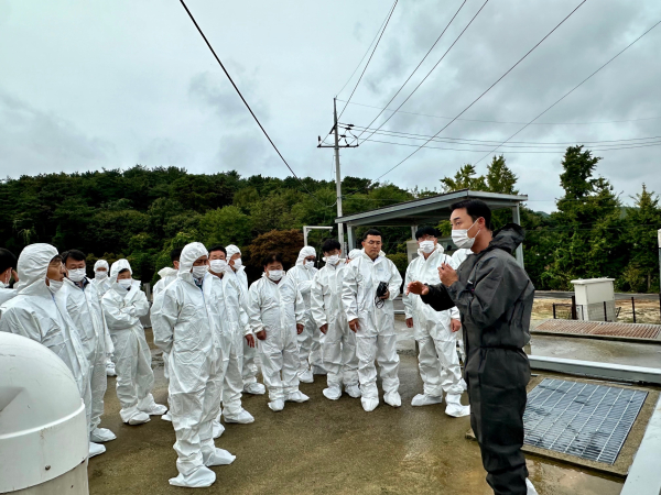 축산농장 견학 사진