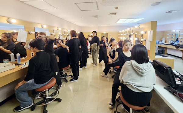 대전예술의전당 오페라 분장 참여 모습