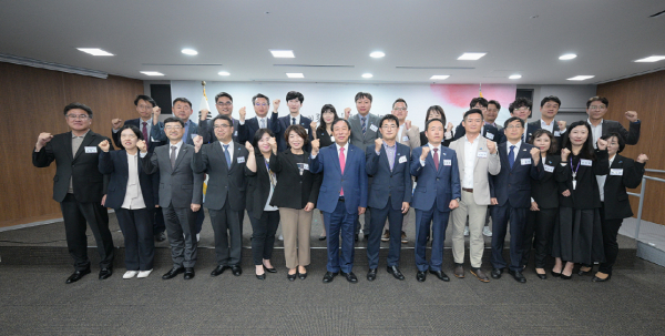 신규사무관 임용식 단체사진