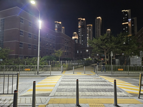 제천방면 나성초·중 사잇길(나성동 860)