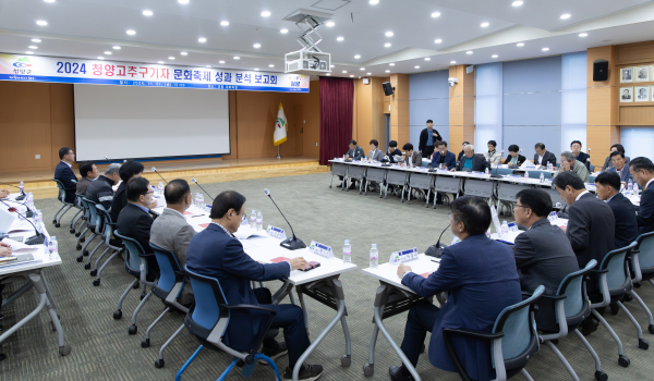 2024 청양고추구기자 문화축제 성과 분석 보고회 개최