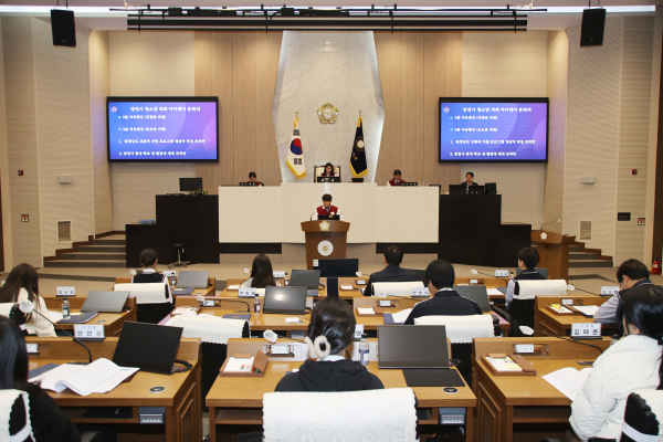 송악고등학교 청소년 의회 아카데미(모의의회) 개최