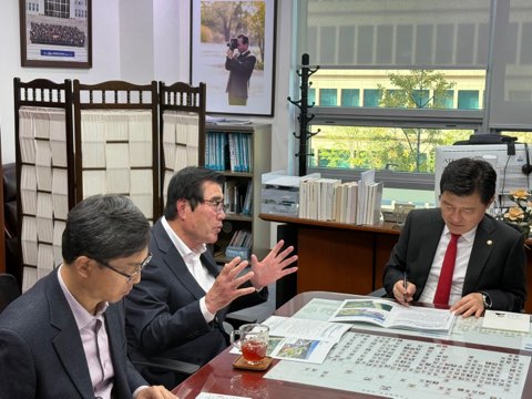 정부예산 국회심의 대응 총력전 돌입(구자근 예결위 간사와 면담)