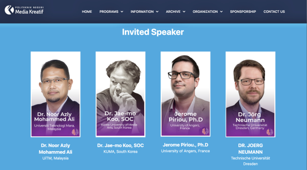 한국영상대 구재모 교수 참가 (왼쪽 두번째)