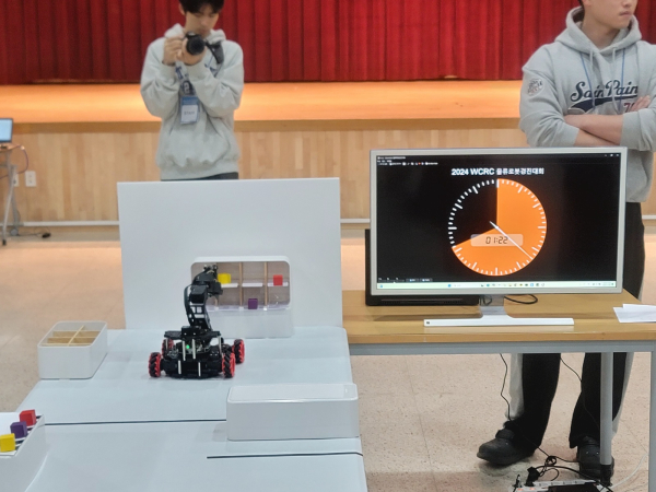 한기대 ‘WCRC 물류로봇Ⅱ 대학일반부 경진대회‘  모습