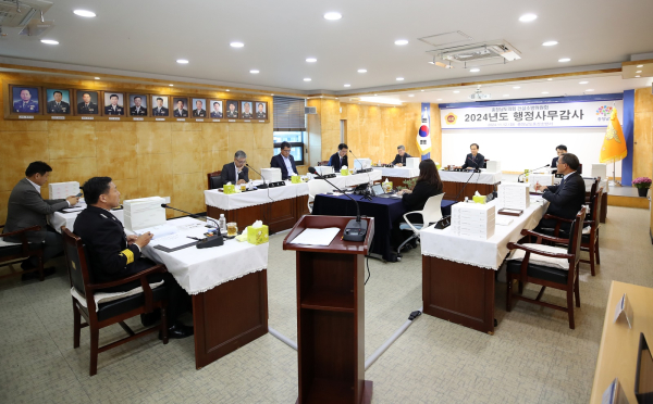 제356회 정례회 건설소방위원회 행정감사(홍성소방서)