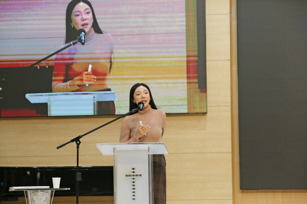 김나윤 강사 초청 지역융합산업  특강 진행 모습