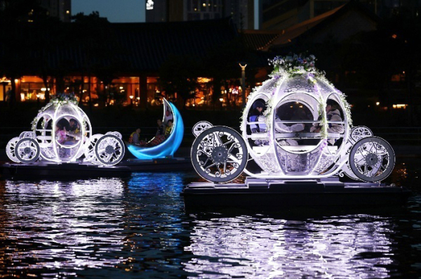 인천 송도 달빛배 운영 모습