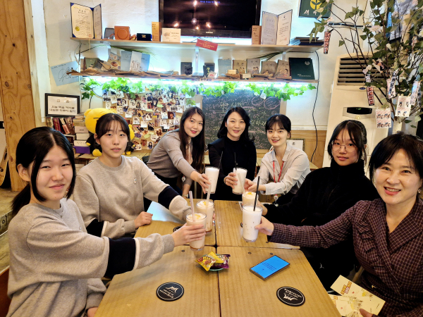 종촌중학교 리고지역사회봉사단 위촉식 진행