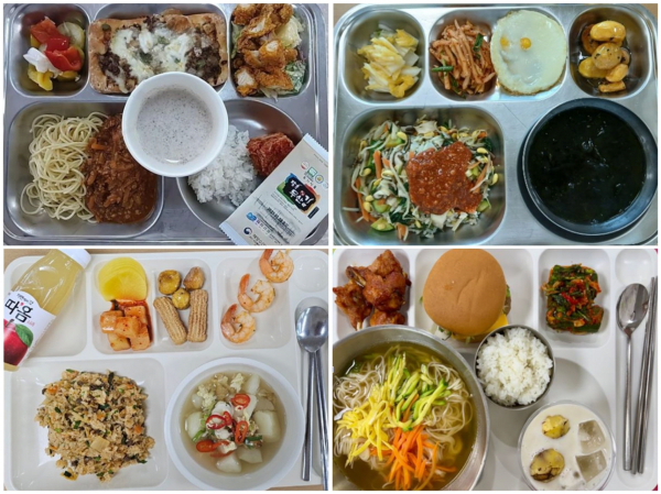 공주알밤 활용한 급식