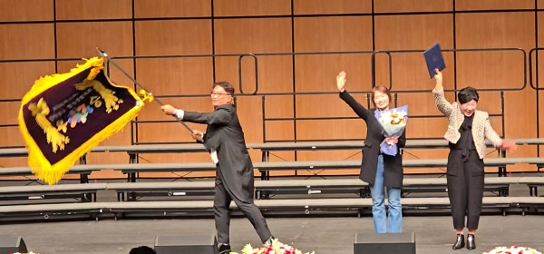 온누리합창단 대상 수상 모습