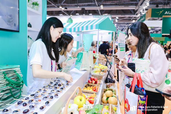 2024 홍콩 신선농산물박람회 한국관 현장 상담