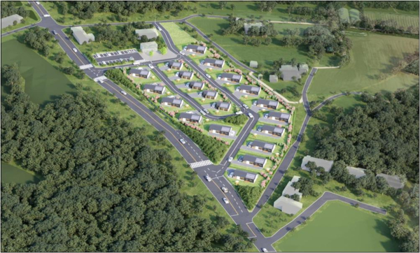 남면 몽산리 농촌형 공공임대주택 조감도.