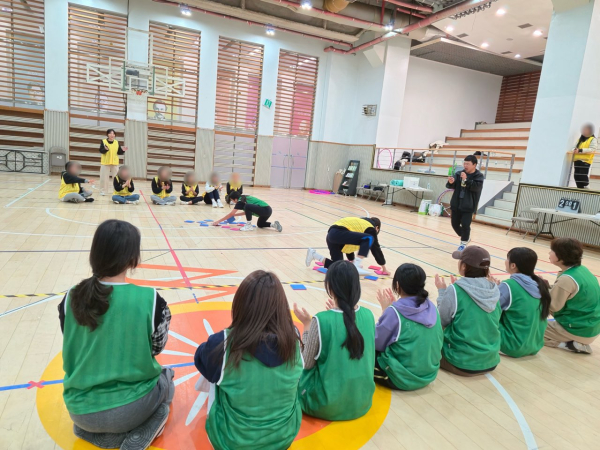 여학생가정형위(Wee)센터, 위탁학생들을 위한 체육대회 개최 모습