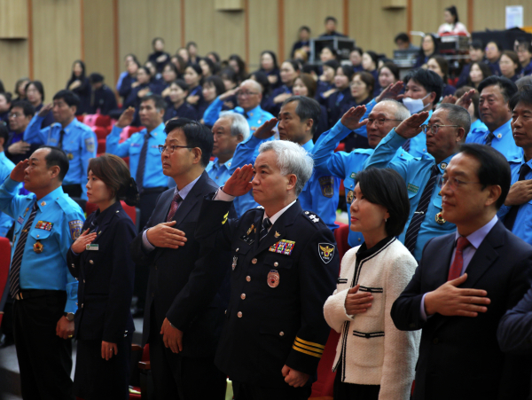 대전·세종·충남지부, 교통사고 줄이기 한마음대회 개최 모습